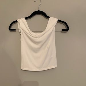 Off the shoulder crop top